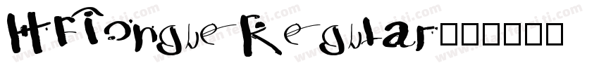 HFTongue Regular字体转换